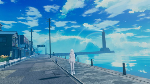 画像ギャラリー No.009のサムネイル画像 / 「楽しみそびれた夏」をVRで満喫しよう。VRChat初心者が，VR機器を使わずに「夏っぽいワールド」を体験してみた
