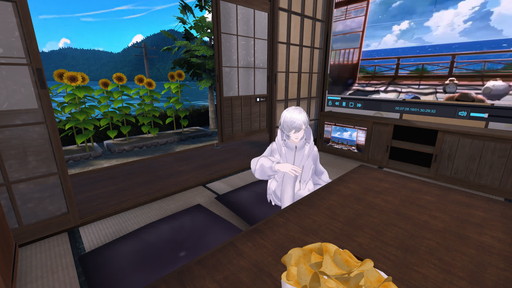 画像ギャラリー No.013のサムネイル画像 / 「楽しみそびれた夏」をVRで満喫しよう。VRChat初心者が，VR機器を使わずに「夏っぽいワールド」を体験してみた