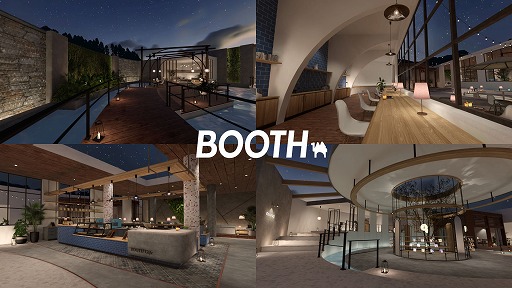 画像ギャラリー No.003のサムネイル画像 / 「VRChat」，BOOTHが手がけるワールドの累計来場者数が100万人を突破。「BOOTH Avatar Cafe」の新しい紹介動画も公開に