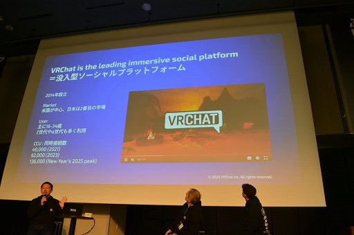 画像ギャラリー No.004のサムネイル画像 / 「VRChat」の日本のクリエイターは，ほかのすべての国を足した数より多い！？　公式が日本でビジネス向けオフラインイベントを初開催