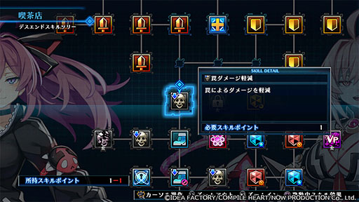 画像ギャラリー No.006のサムネイル画像 / 「Death end re;Quest Code Z」，主人公の能力を底上げするデスエンドスキルツリー，ダンジョン探索の準備を行う自室などシステム情報が公開に