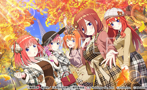 画像ギャラリー No.018のサムネイル画像 / 「五等分の花嫁 ごとぱずストーリー 2nd」，9月26日に発売決定。通常版＆DL版に加えて，特典を同梱した限定版，SPボックスも用意