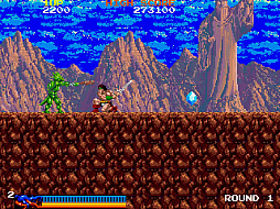 画像ギャラリー No.001のサムネイル画像 / 「アーケードアーカイブス ラスタンサーガ」，5月2日配信。1987年にタイトーから発売された横スクロールアクション