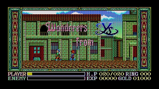 画像ギャラリー No.002のサムネイル画像 / 「EGGコンソール ワンダラーズ フロム イース PC-8801mkIISR」，5月9日配信決定。よりアクション性が高められた「イース」シリーズ3作目
