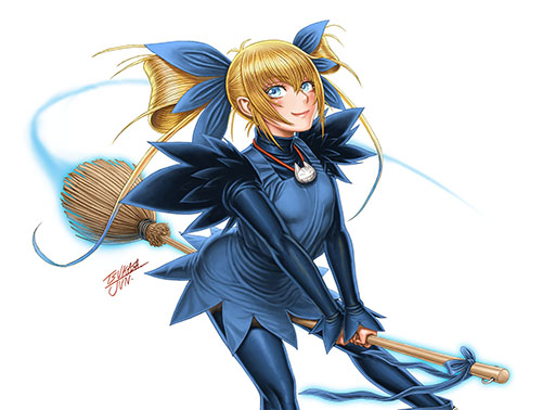 画像ギャラリー No.001のサムネイル画像 / 「コットンリブート ハイテンション！」，ガンバードシリーズのマリオンが8月下旬配信予定のDLCでプレイアブル参戦