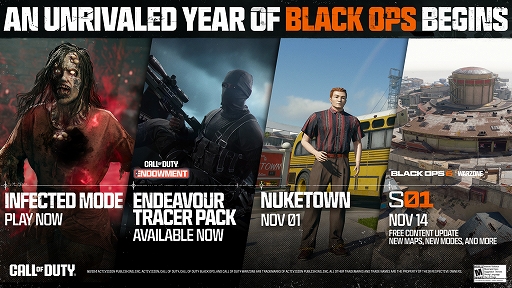 画像ギャラリー No.001のサムネイル画像 / 「Call of Duty: Black Ops 6」，リメイク版「ニュークタウン」マップの紹介トレイラーを公開。Infectedモードは本日登場
