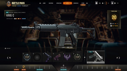 画像ギャラリー No.003のサムネイル画像 / 「Call of Duty: Black Ops 6」，シーズン1のバトルパスの詳細を公開。新武器などを含む20個以上の報酬は無料でアクセス可能