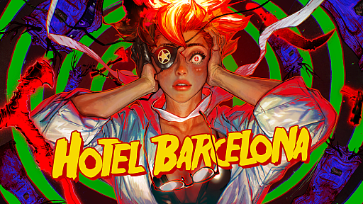 画像ギャラリー No.006のサムネイル画像 / シリアルキラーたちを蹴散らすローグライトアクション「HOTEL BARCELONA」，本日発売。SWERY氏＆SUDA51氏による新作タイトル