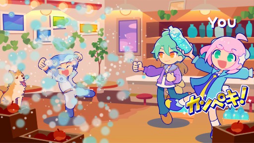 画像ギャラリー No.012のサムネイル画像 / キュートなカジュアルリズムゲーム「Pastel☆Parade」，本日リリース。unity1weekで開発された「Let’s Splash!!」の完全版