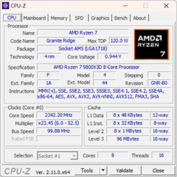 画像ギャラリー No.010のサムネイル画像 / 第2世代3D V-Cache搭載CPU「Ryzen 7 9800X3D」レビュー。2024年最強のゲーマー向けCPUの座を奪えるか？