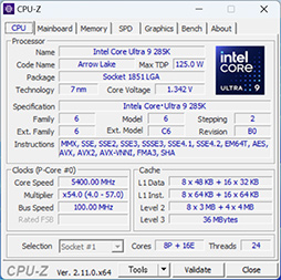 画像ギャラリー No.008のサムネイル画像 / IntelのデスクトップPC向け新世代CPU「Core Ultra 9 285K」は，ゲーマーが選ぶ価値のあるCPUなのか？