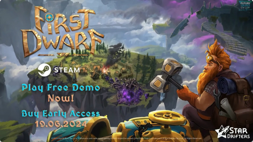 画像ギャラリー No.005のサムネイル画像 / 空に浮かぶ島々を開拓するアクションRPG「First Dwarf」，早期アクセスが6月19日にスタート。デモ版も配信中