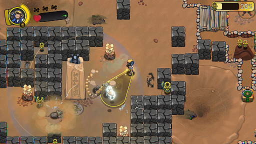 画像ギャラリー No.003のサムネイル画像 / 頼りになるのは仲間と手に持ったカメラ。見下ろし型2Dアクションアドベンチャー「Run From Mummies」のゲームプレイトレイラーが公開に