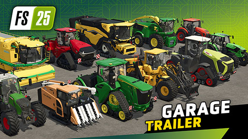画像ギャラリー No.001のサムネイル画像 / 農業シム「Farming Simulator 25」，実在メーカーやブランドの農業機械を紹介する最新映像が公開に
