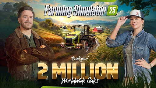 画像ギャラリー No.001のサムネイル画像 / 「Farming Simulator 25」，全世界累計販売本数が発売初週で200万本を突破。シリーズ累計販売本数は4000万本を達成
