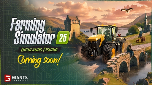 画像ギャラリー No.001のサムネイル画像 / 「Farming Simulator 25」，水産養殖を追加するDLC「Highlands Fishing」が11月4日に配信。スコットランド高地が舞台の新マップも登場