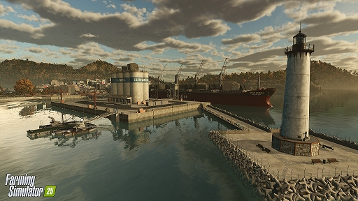 画像ギャラリー No.001のサムネイル画像 / 「Farming Simulator 25」，11月4日配信の大型拡張パック“Highlands Fishing”に登場する新マップ“Kinlaig”の情報を公開