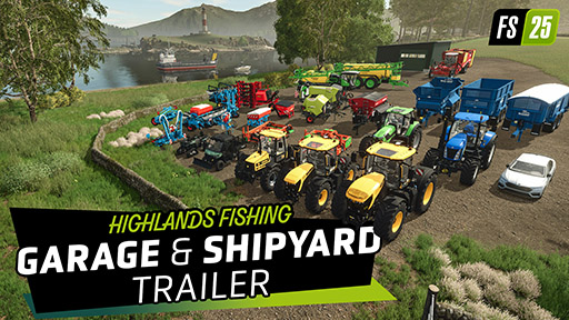 画像ギャラリー No.001のサムネイル画像 / 「Farming Simulator 25」，トラクターや全地形対応車，ボートなど新たな拡張パックで登場する乗り物にフォーカスしたトレイラーが公開に