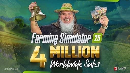 画像ギャラリー No.001のサムネイル画像 / 「Farming Simulator 25」，全世界累計販売本数400万本を突破。Year 2 Season Passと世界最速のトラクターJCB WFTの情報も公開