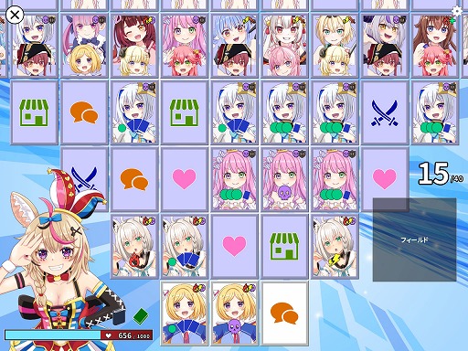画像ギャラリー No.003のサムネイル画像 / ホロメンが描かれたカードで戦うローグライトRPG「デュエホロ」，Steamでリリース開始