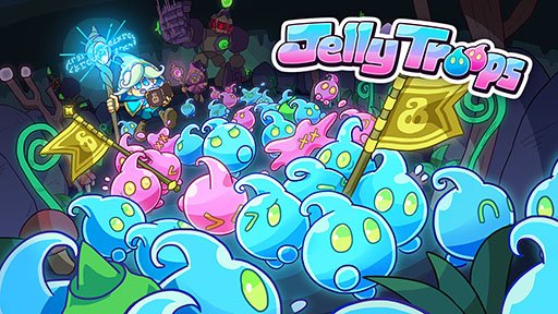 画像ギャラリー No.001のサムネイル画像 / 「Jelly Troops」，2025年夏に発売決定＆体験版を配信開始。スライムを召喚してワラワラと戦う2人対戦型のRTS