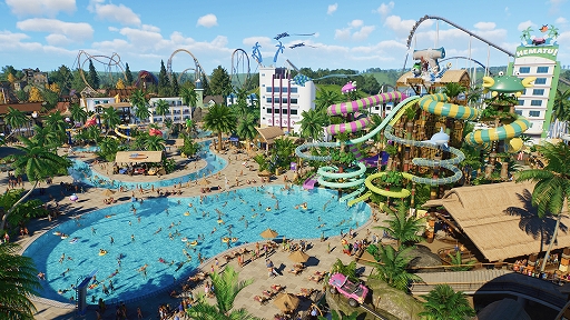 画像ギャラリー No.002のサムネイル画像 / テーマパーク経営シム「Planet Coaster 2」が本日リリース。新登場のウォーターアトラクションで新たなテーマパーク作りを楽しめる