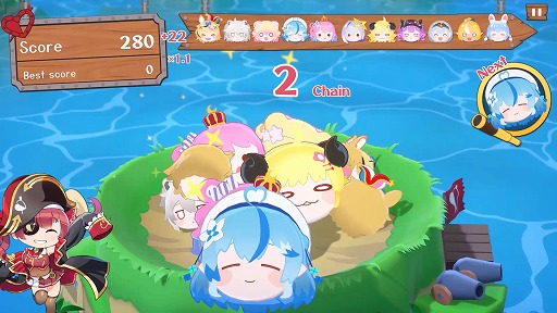 画像ギャラリー No.008のサムネイル画像 / 宝鐘マリンさんをテーマにした3Dパズル「ホロライブお宝マウンテン」，2024年夏にSteamでリリース。ホロメンを積み上げて“お宝”の山を作ろう