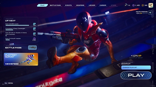 画像ギャラリー No.004のサムネイル画像 / アリーナシューター「SPLITGATE: Arena Reloaded」，無料配信開始。ヒーローやアビリティなど煩雑な要素を省き，プレイの楽しさにフォーカス