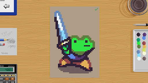 画像ギャラリー No.010のサムネイル画像 / 遊びながらピクセルアートが学べるゲーム「Pixel Art Academy: Learn Mode」，アーリーアクセスを開始