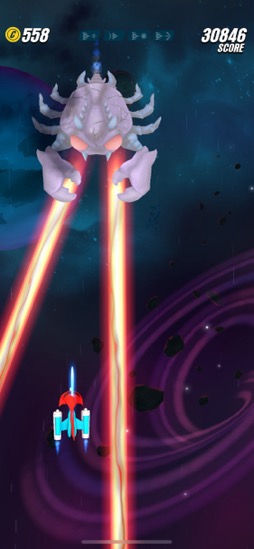 画像ギャラリー No.004のサムネイル画像 / 故きを温ね新しきを知る，シューティングゲーム温故知新。「Galaga Wars＋」（今日から始めろApple Arcade #8）
