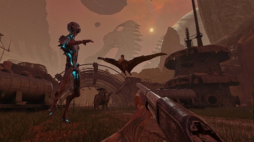 画像ギャラリー No.004のサムネイル画像 / 敵は恐竜とUFO。クラシカルスタイルなFPS「Son and Bone」のゲームプレイトレイラーが公開に
