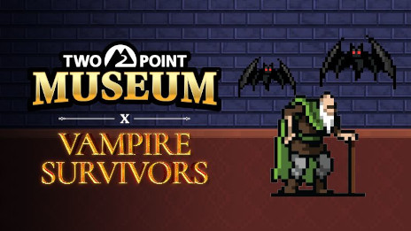 画像ギャラリー No.001のサムネイル画像 / 「ツーポイントミュージアム」，無料アップデート6.0で「Vampire Survivors」とコラボした遠征マップを追加。ニンニクや聖水が展示物に