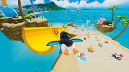 画像ギャラリー No.005のサムネイル画像 / 対戦相手を踏みつけペンギンが空を駆ける最大40人のサバイバルレースゲーム「Faaast Penguin」，基本プレイ無料で9月に登場予定