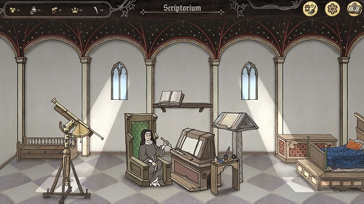 画像ギャラリー No.001のサムネイル画像 / 「インクリナティ」の続編「Scriptorium: Master of Manuscripts」は，自分だけの写本挿絵を作り出すアートフルな経営シミュレーション