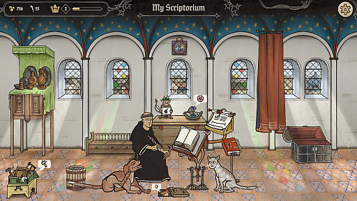 画像ギャラリー No.014のサムネイル画像 / 中世写本をドラッグ＆ドロップで描く創作シム「Scriptorium: Master of Manuscripts」（ほぼ日 インディーPick Up！）