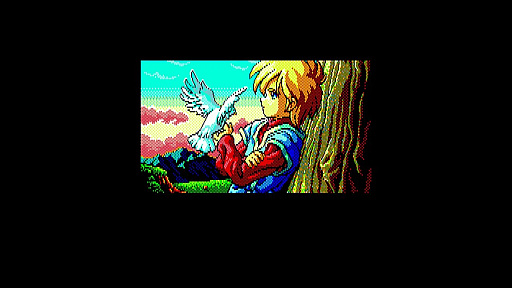 画像ギャラリー No.003のサムネイル画像 / 「EGGコンソール ドラゴンスレイヤー英雄伝説 PC-8801mkIISR」，9月12日配信。王国の王子となり，打倒アクダムに挑むコマンド型RPG