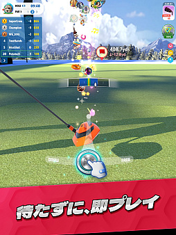 画像ギャラリー No.002のサムネイル画像 / スマホ向け「Golf Super Crew」，グローバル事前登録の受付を開始。最大20人と同時に試合を進められるゴルフゲーム