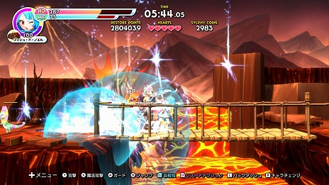 画像ギャラリー No.014のサムネイル画像 / 魔法少女×コンボアクションが楽しめる「爆裂！スイーツランド」Switch版をリリース。新技の追加や操作感の向上を実施