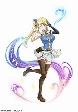 画像ギャラリー No.004のサムネイル画像 / 「魔法先生ネギま！まほらパニック」×アニメ「FAIRY TAIL」コラボを開始。ナツ，ルーシィ，エルザ，ウェンディが参戦