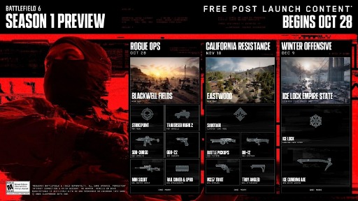 画像ギャラリー No.003のサムネイル画像 / 「Battlefield 6」，10月29日開幕の「シーズン1」トレイラーを公開。3つのフェーズに分けて，新モードや新マップを実装