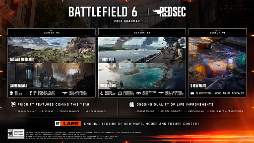 画像ギャラリー No.001のサムネイル画像 / 「Battlefield 6」，2026年後半のロードマップが公開に。BF3のバザーやBF4のゴルムドがリメイクされて登場