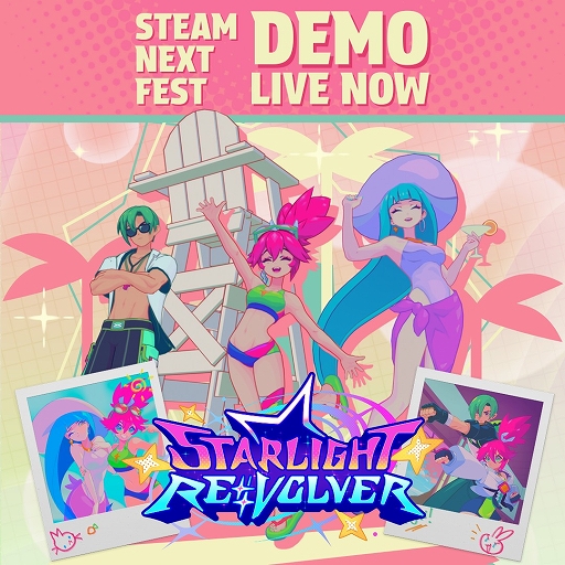 画像ギャラリー No.001のサムネイル画像 / 「Starlight Re:Volver」，期間限定デモを6月17日まで公開中。アニメ調の世界を最大4人で冒険するローグライトアクション
