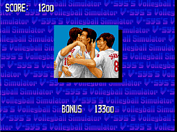 画像ギャラリー No.006のサムネイル画像 / 「アーケードアーカイブス スーパーバレー'91」，10月10日配信。横方向からの視点でバレーボールを楽しめる
