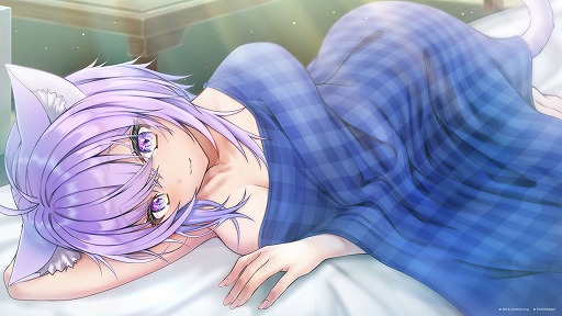 画像ギャラリー No.002のサムネイル画像 / 猫又おかゆさんを“飼う”甘々な生活が始まる。新作恋愛ADV「おかゆにゅ〜〜む！」，PC/Switch/PS4向けに2025年2月27日発売