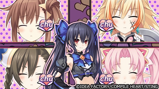 画像ギャラリー No.004のサムネイル画像 / 美少女武将たちを仲間にして“ゲイムシジョウ界”の統一を目指せ。「超女神信仰 ノワール 激神ブラックハート」，Switch版が本日発売