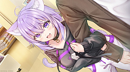 画像ギャラリー No.003のサムネイル画像 / PC版「おかゆにゅ〜〜む！」，Steamで8月14日12：00に配信開始。猫又おかゆさんの飼い主となり，甘々な生活の中で愛を育む恋愛ADV