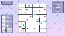 画像ギャラリー No.006のサムネイル画像 / 散らばった“宝石”を別々の部屋に分けるパズルゲーム「対称ロジックパズル1000」Switch向けに配信開始。1000ステージに挑戦可能