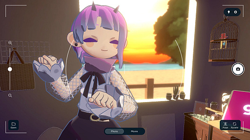 画像ギャラリー No.009のサムネイル画像 / 作業するアバターを眺めながら，一緒に集中して作業を進めよう。「gogh: Focus with Your Avatar」，PC版を4月30日にSteamで配信