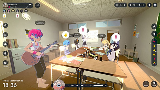 画像ギャラリー No.005のサムネイル画像 / 「gogh: Focus with Your Avatar」，マルチプレイヤー機能を正式実装。プレイヤーがカスタマイズした部屋に集まれるように