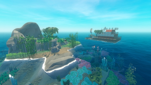 画像ギャラリー No.001のサムネイル画像 / 「Raft」，PS5/Xbox Series X|S版を本日リリース。イカダを改築しながら世界を漂流するサバイバルゲーム